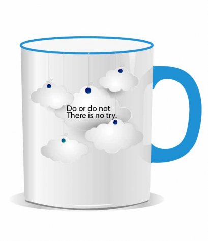 แก้วน้ำเซรามิค Do or do not there is not try mug